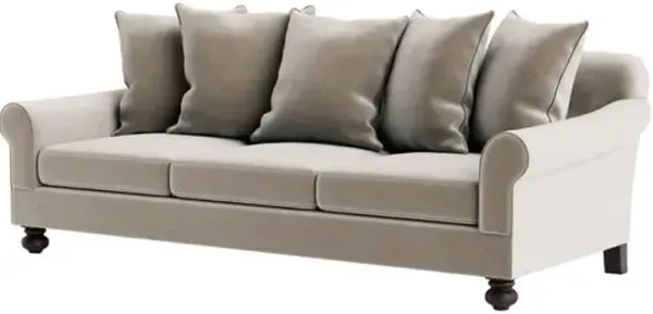 Marth Stewart Logan Sofa - Perry Street Velvet - Handcrafted