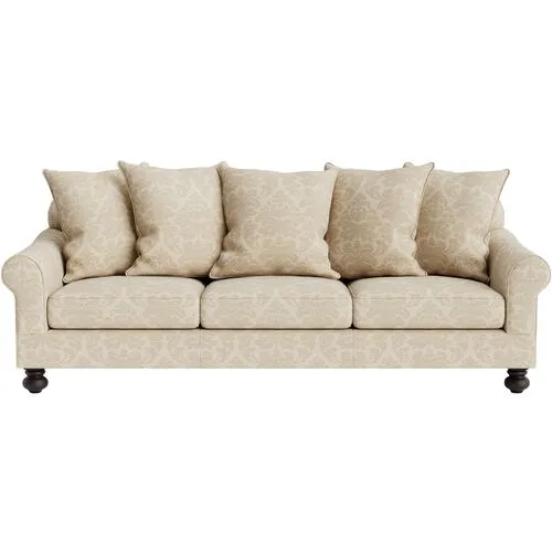 Marth Stewart Logan Sofa - Skylands Damask - Handcrafted