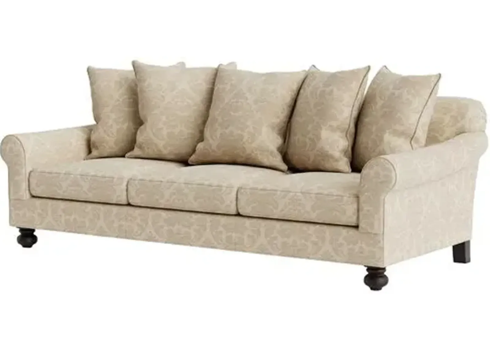 Marth Stewart Logan Sofa - Skylands Damask - Handcrafted