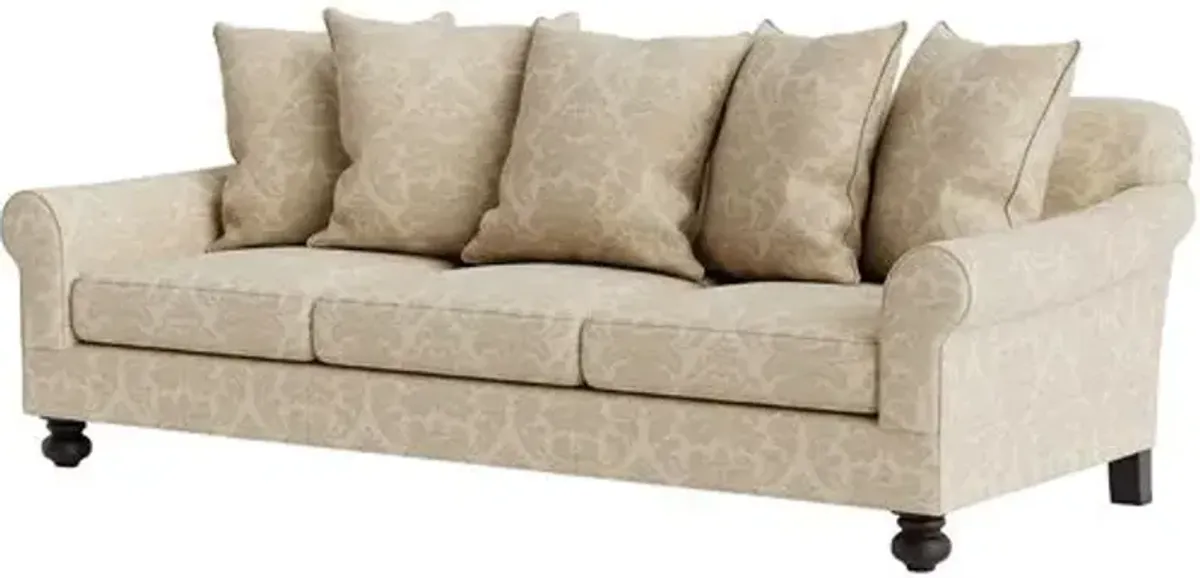 Marth Stewart Logan Sofa - Skylands Damask - Handcrafted