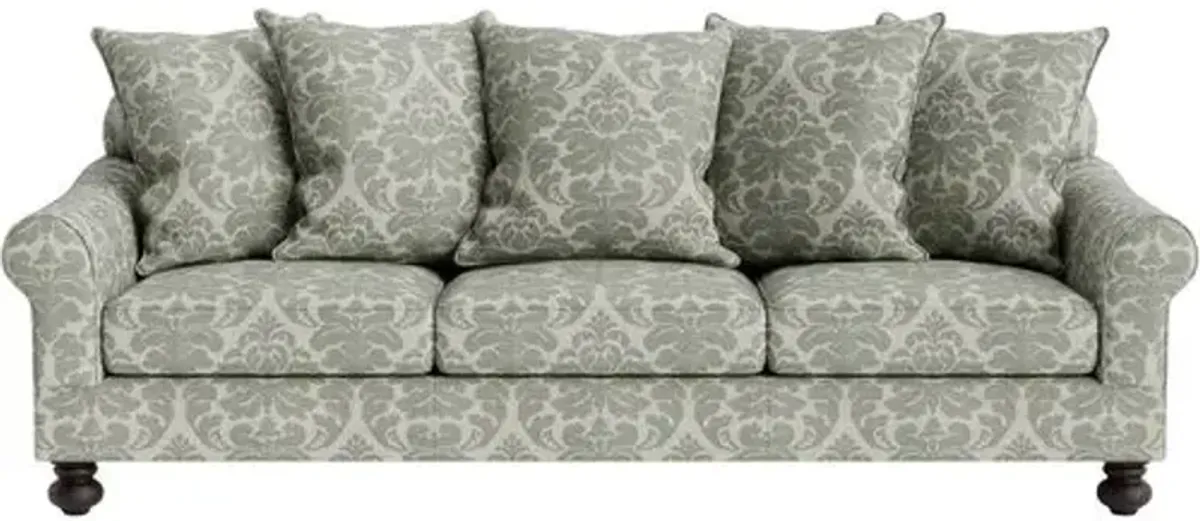 Marth Stewart Logan Sofa - Skylands Damask - Handcrafted