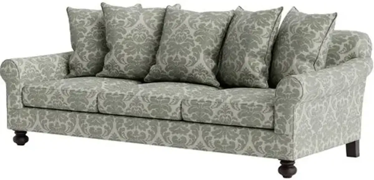 Marth Stewart Logan Sofa - Skylands Damask - Handcrafted