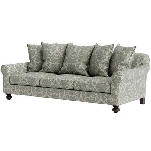 Marth Stewart Logan Sofa - Skylands Damask - Handcrafted