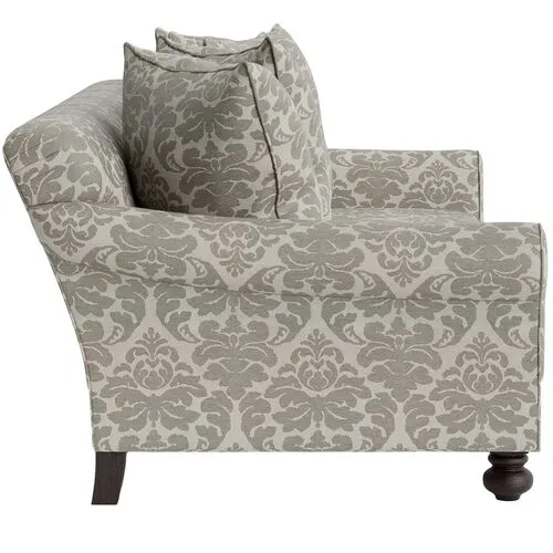 Marth Stewart Logan Sofa - Skylands Damask - Handcrafted