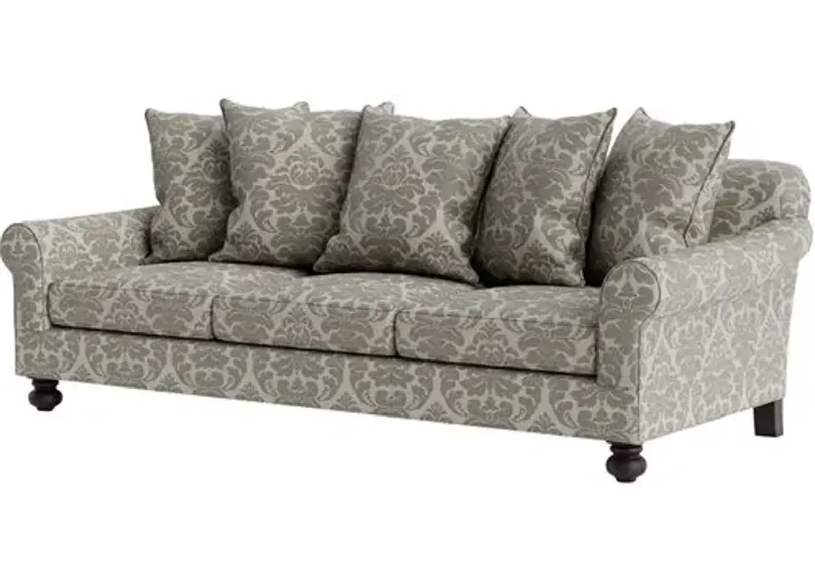 Marth Stewart Logan Sofa - Skylands Damask - Handcrafted