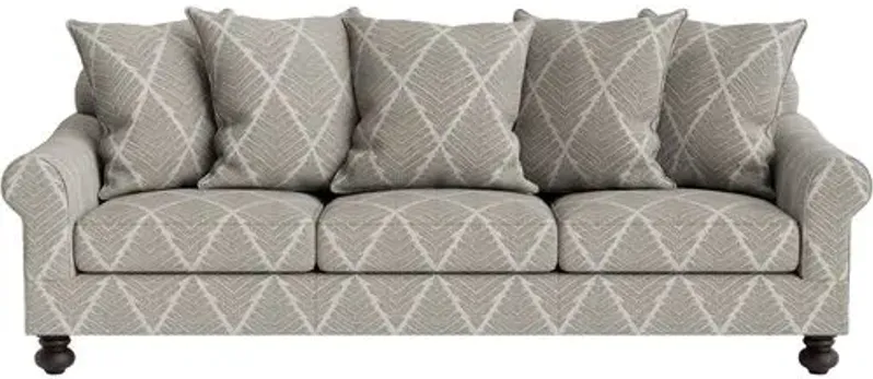 Marth Stewart Logan Sofa - Bedford Jacquard - Handcrafted