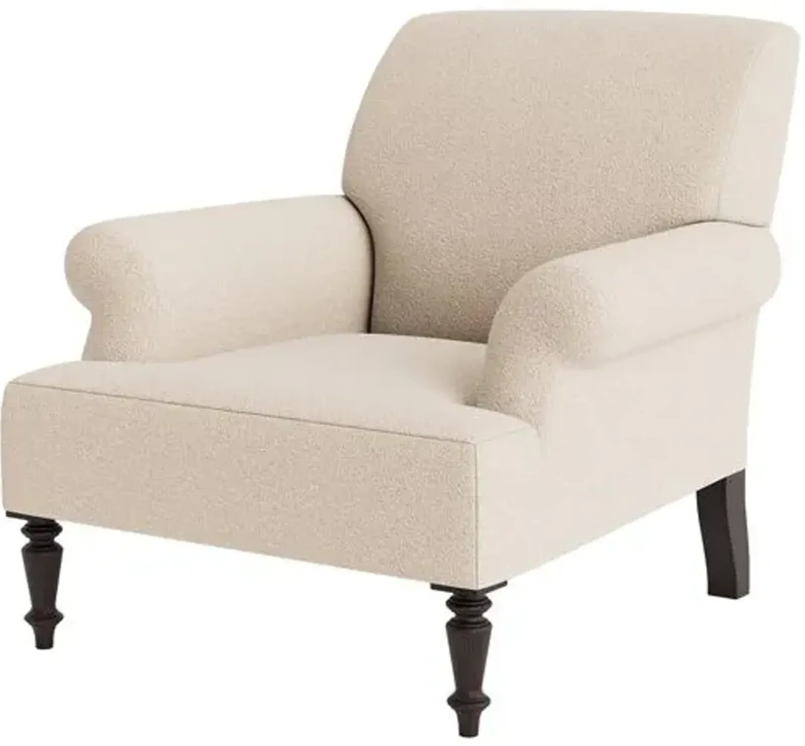 Marth Stewart Grady Chair - Perry Street Boucle - Handcrafted - Beige