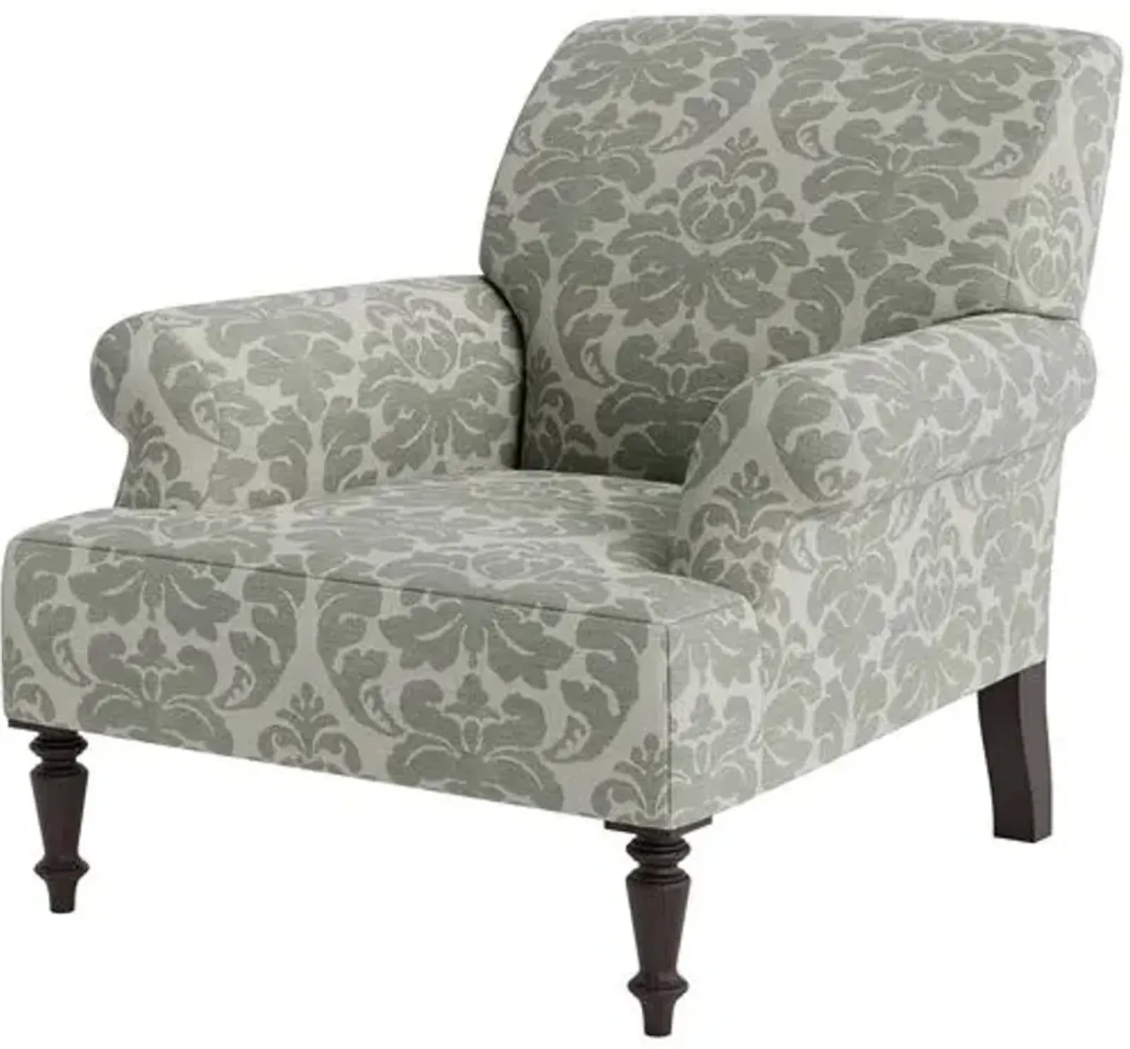 Marth Stewart Grady Chair - Skylands Damask - Handcrafted - Green