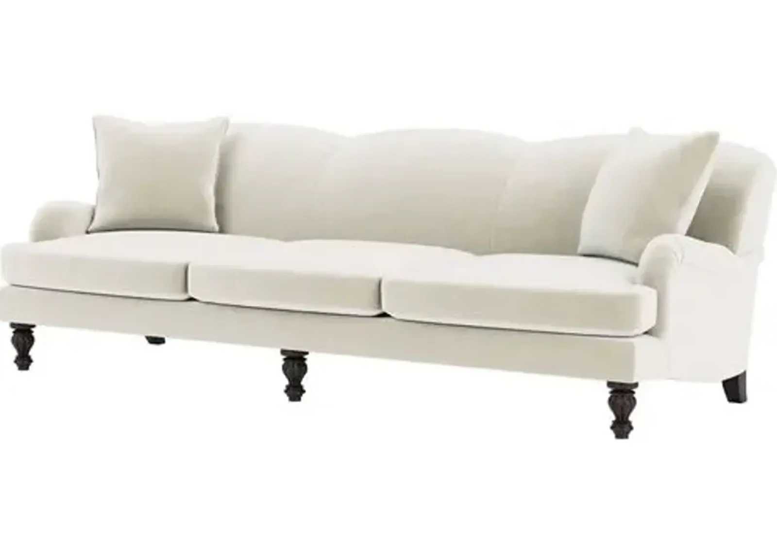 Marth Stewart Peyton Sofa - Perry Street Velvet - Handcrafted