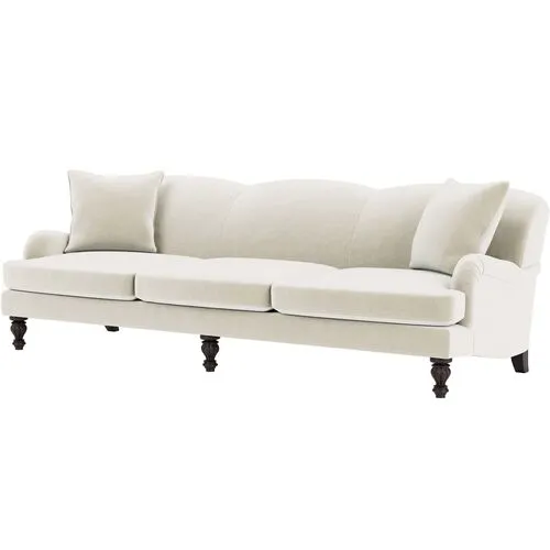 Marth Stewart Peyton Sofa - Perry Street Velvet - Handcrafted