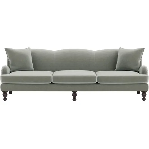 Marth Stewart Peyton Sofa - Perry Street Velvet - Handcrafted