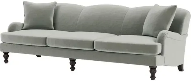 Marth Stewart Peyton Sofa - Perry Street Velvet - Handcrafted