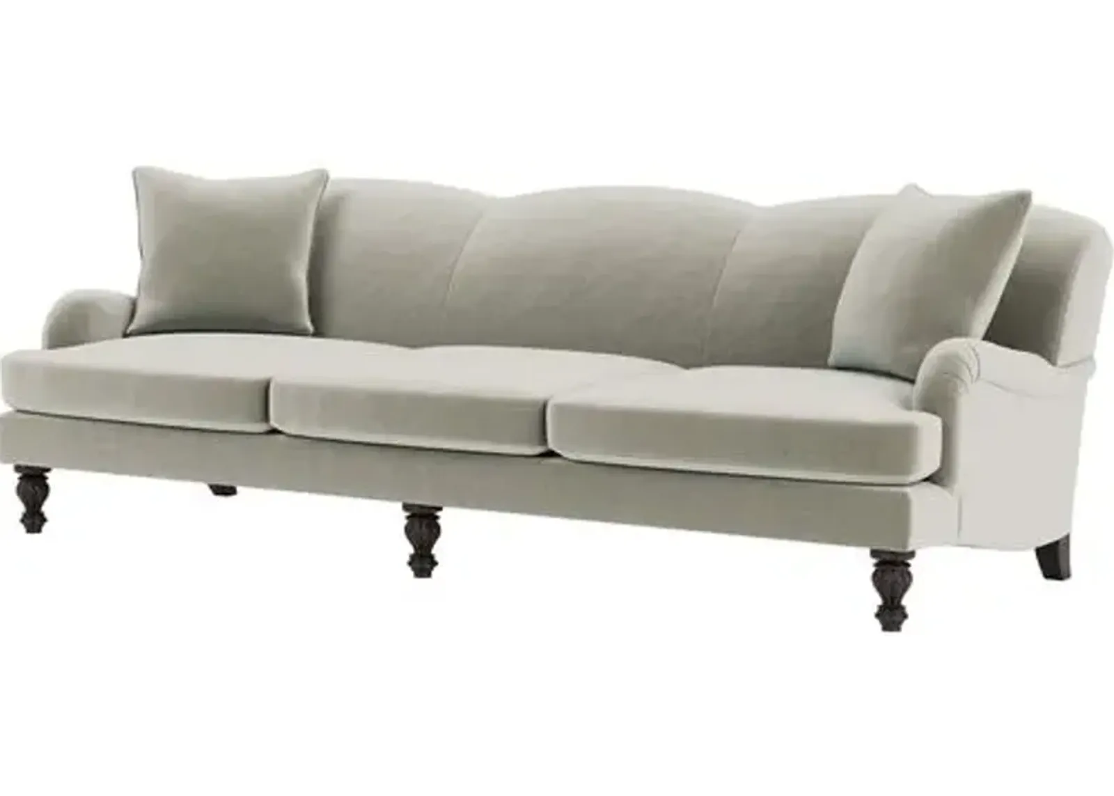 Marth Stewart Peyton Sofa - Perry Street Velvet - Handcrafted