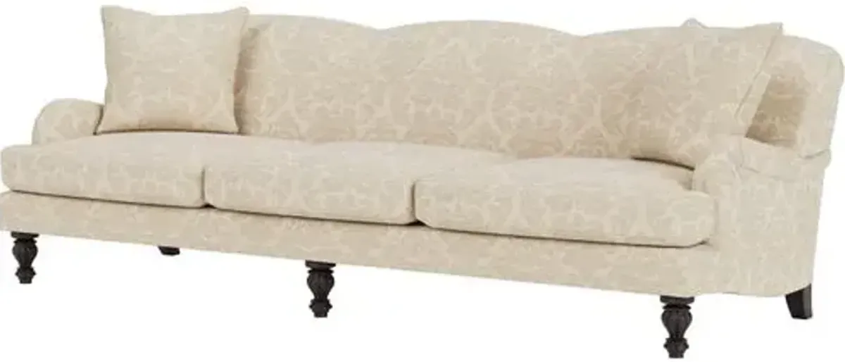 Marth Stewart Peyton Sofa - Skylands Damask - Handcrafted