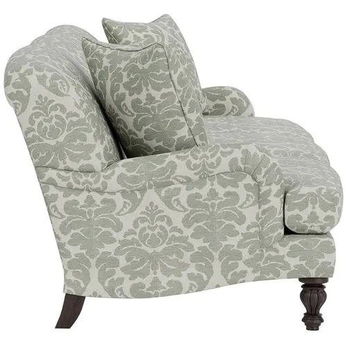 Marth Stewart Peyton Sofa - Skylands Damask - Handcrafted