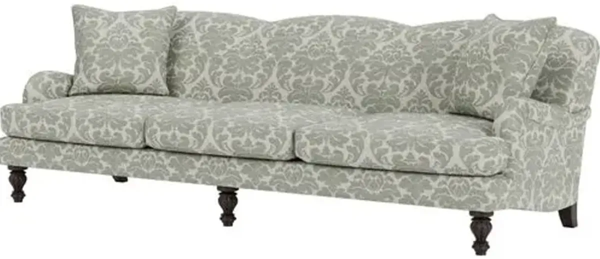 Marth Stewart Peyton Sofa - Skylands Damask - Handcrafted