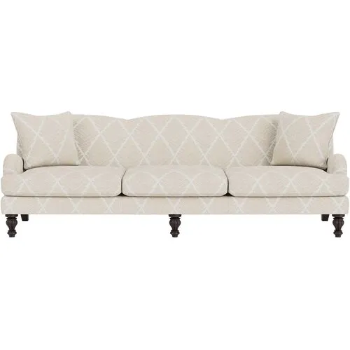 Marth Stewart Peyton Sofa - Bedford Jacquard - Handcrafted