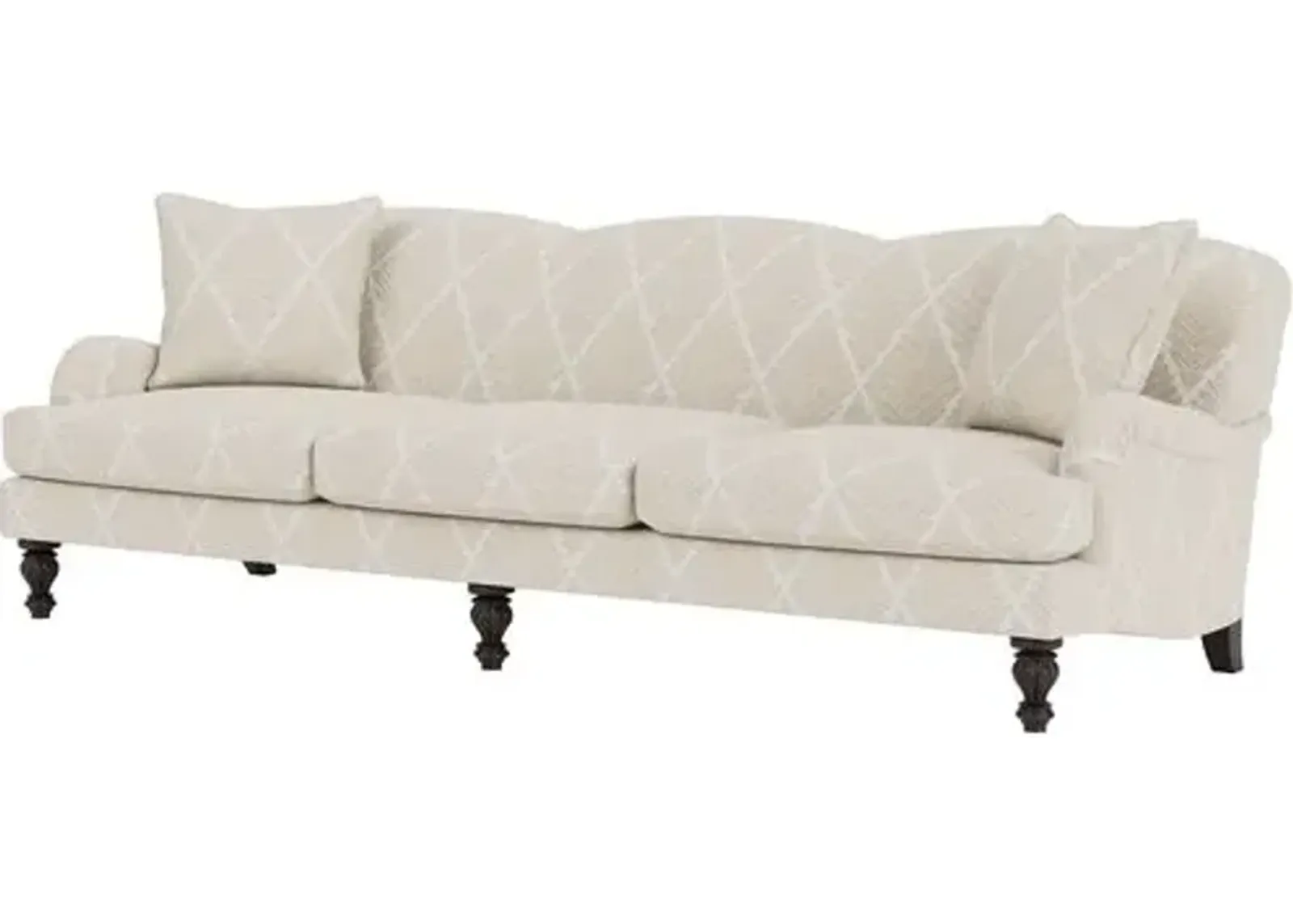 Marth Stewart Peyton Sofa - Bedford Jacquard - Handcrafted