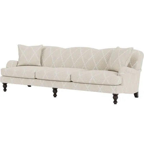 Marth Stewart Peyton Sofa - Bedford Jacquard - Handcrafted