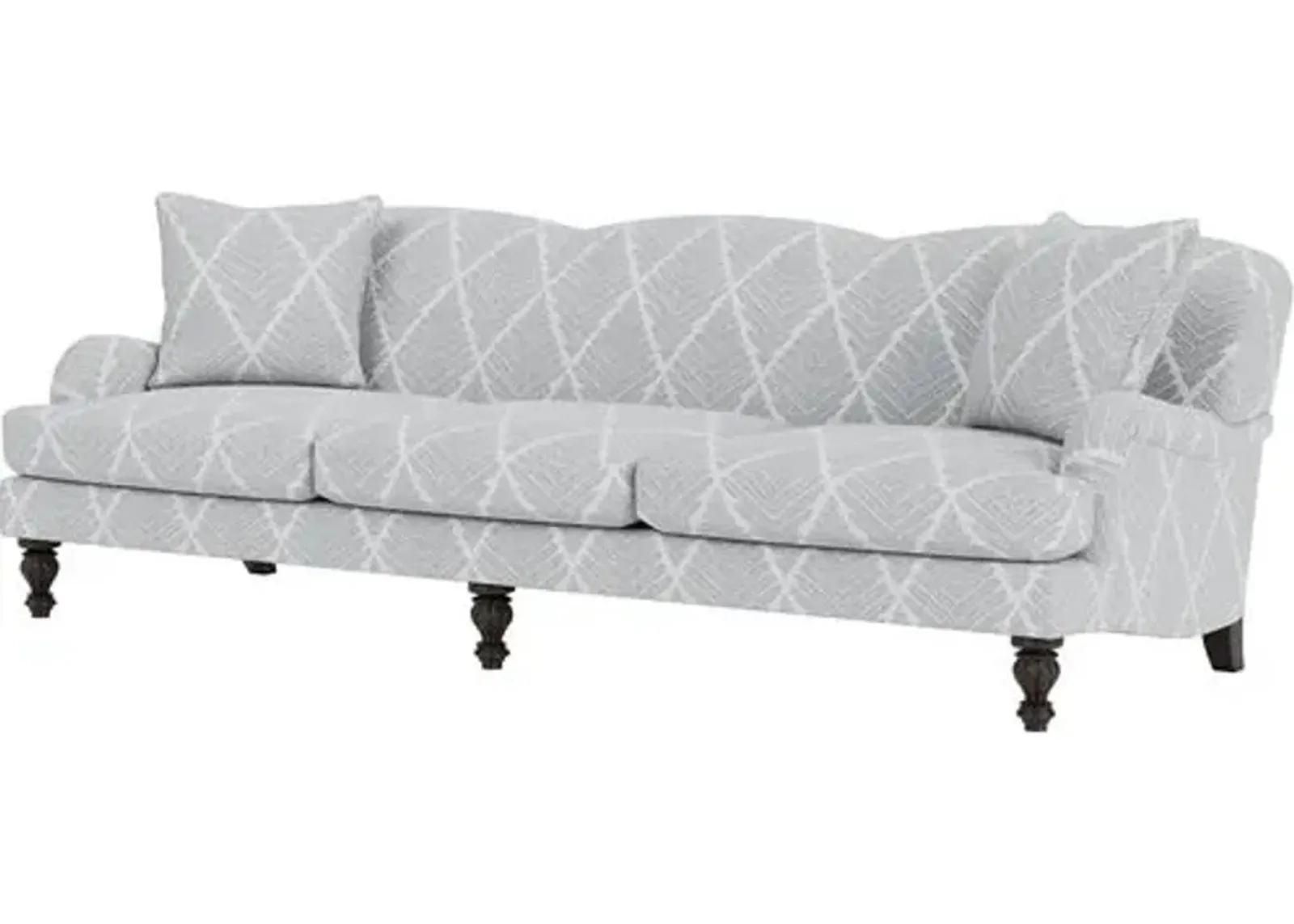 Marth Stewart Peyton Sofa - Bedford Jacquard - Handcrafted