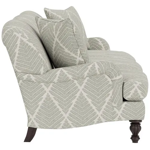 Marth Stewart Peyton Sofa - Bedford Jacquard - Handcrafted