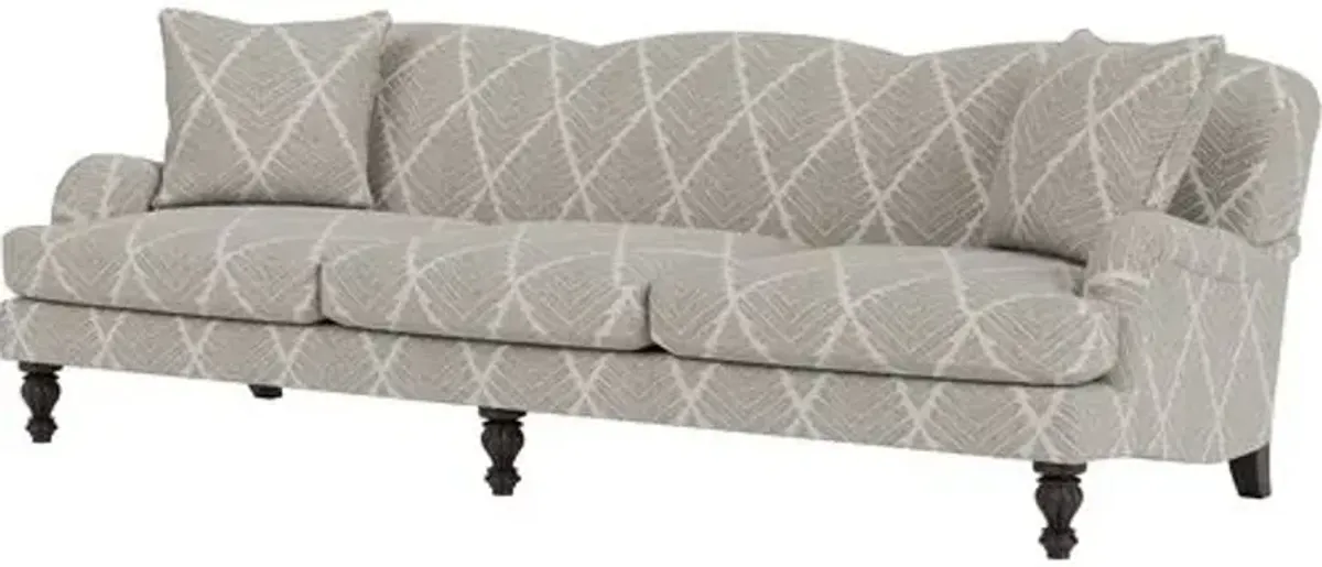 Marth Stewart Peyton Sofa - Bedford Jacquard - Handcrafted