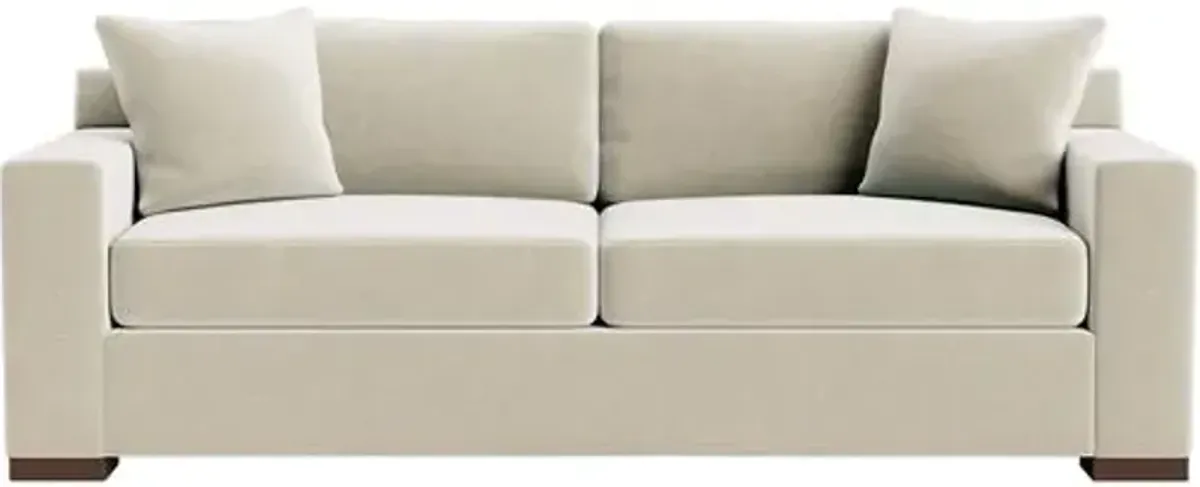 Marth Stewart Rexford Sofa - Perry Street Velvet - Handcrafted