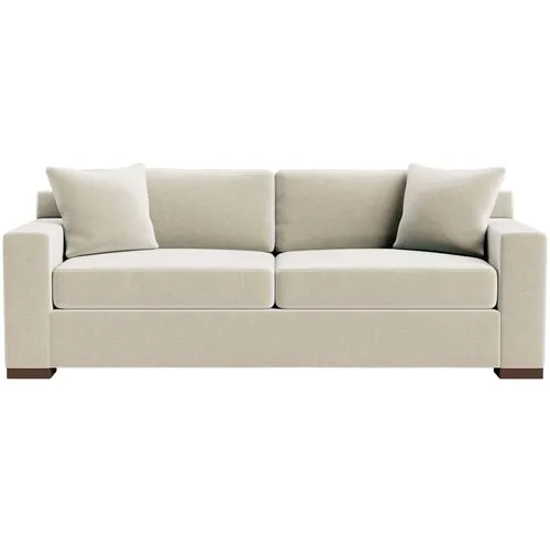 Marth Stewart Rexford Sofa - Perry Street Velvet - Handcrafted