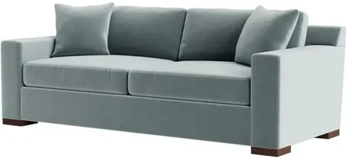 Marth Stewart Rexford Sofa - Perry Street Velvet - Handcrafted