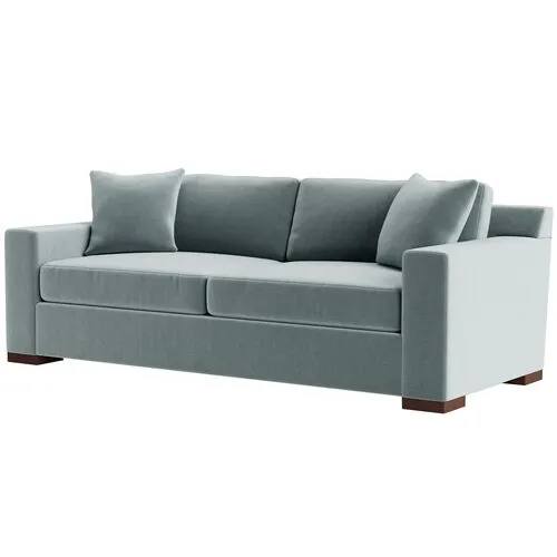 Marth Stewart Rexford Sofa - Perry Street Velvet - Handcrafted