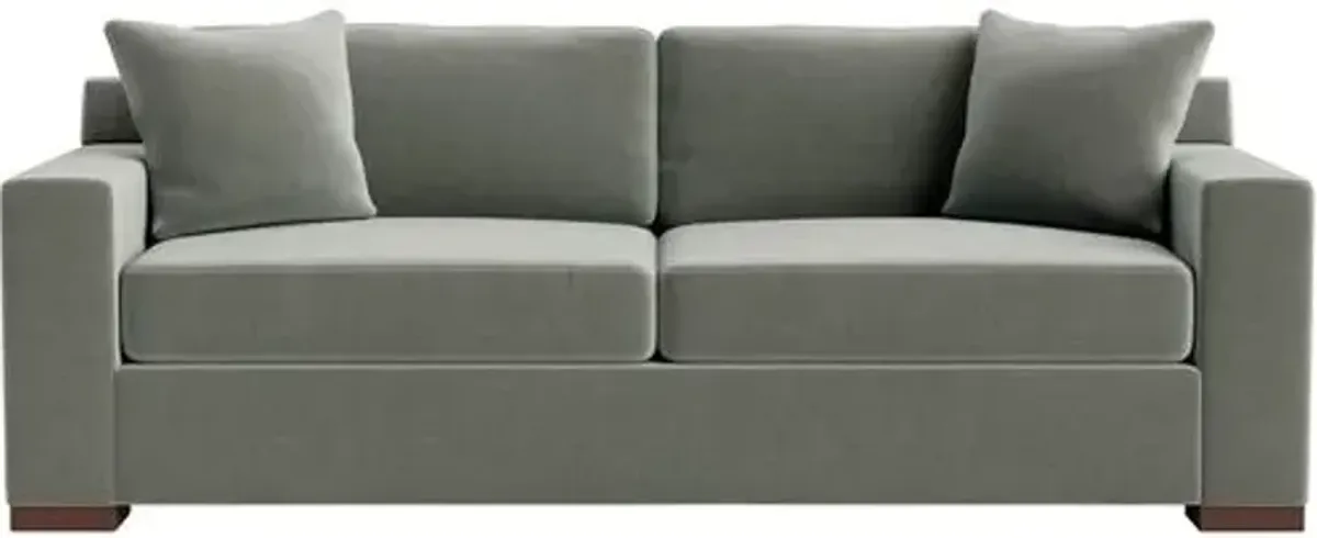 Marth Stewart Rexford Sofa - Perry Street Velvet - Handcrafted