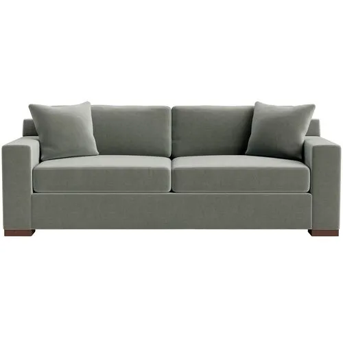 Marth Stewart Rexford Sofa - Perry Street Velvet - Handcrafted