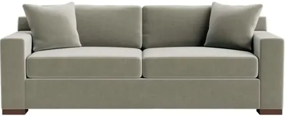 Marth Stewart Rexford Sofa - Perry Street Velvet - Handcrafted