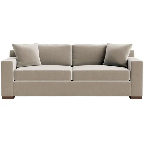 Marth Stewart Rexford Sofa - Perry Street Velvet - Handcrafted