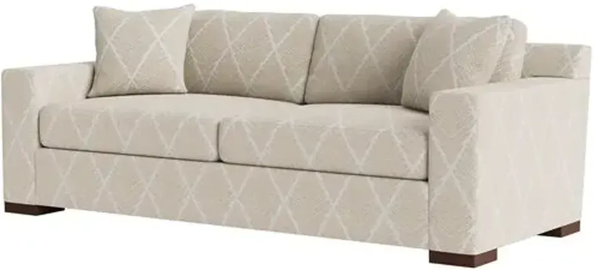 Marth Stewart Rexford Sofa - Bedford Jacquard - Handcrafted