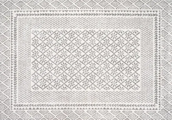 Athens Rug, Gray/Cream