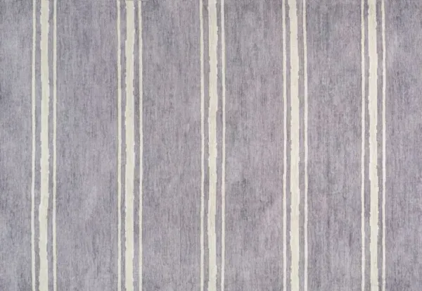 Vintage Distressed Rug, Lavender/Ivory