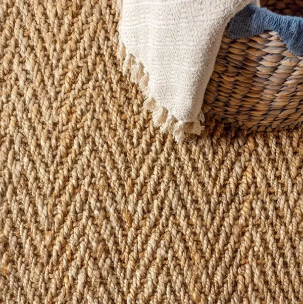 Frida Hand Woven Rug, Natural