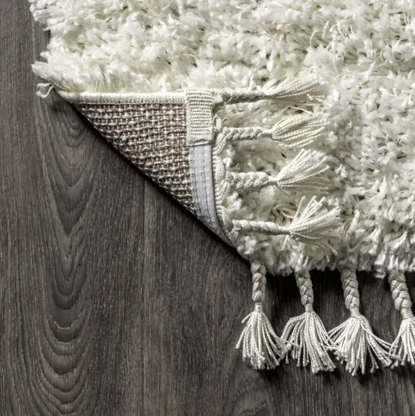 Broome Shag Plush Tassel Rug