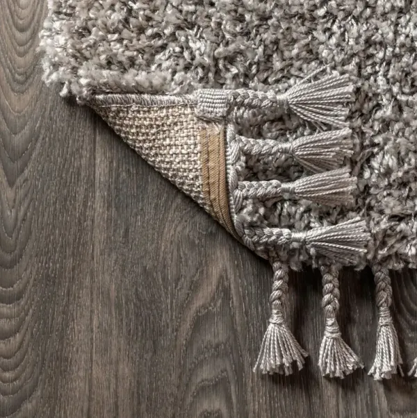 Broome Shag Plush Tassel Rug