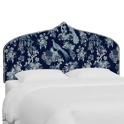 Alina Headboard - Daman Blue