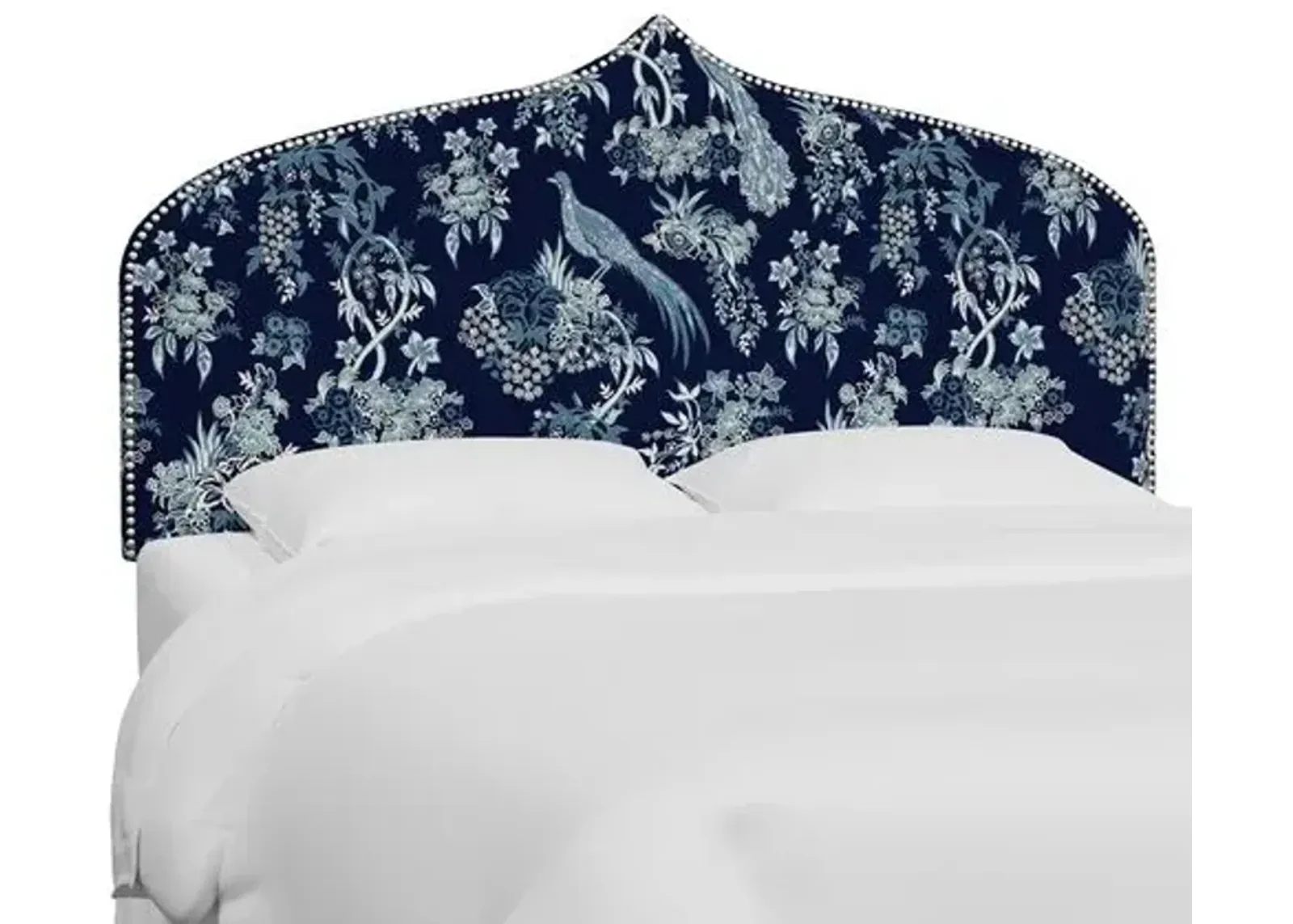 Alina Headboard - Daman Blue