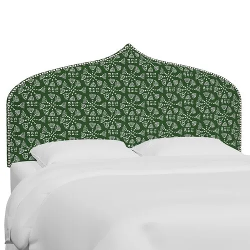 Alina Headboard - Pratham Green