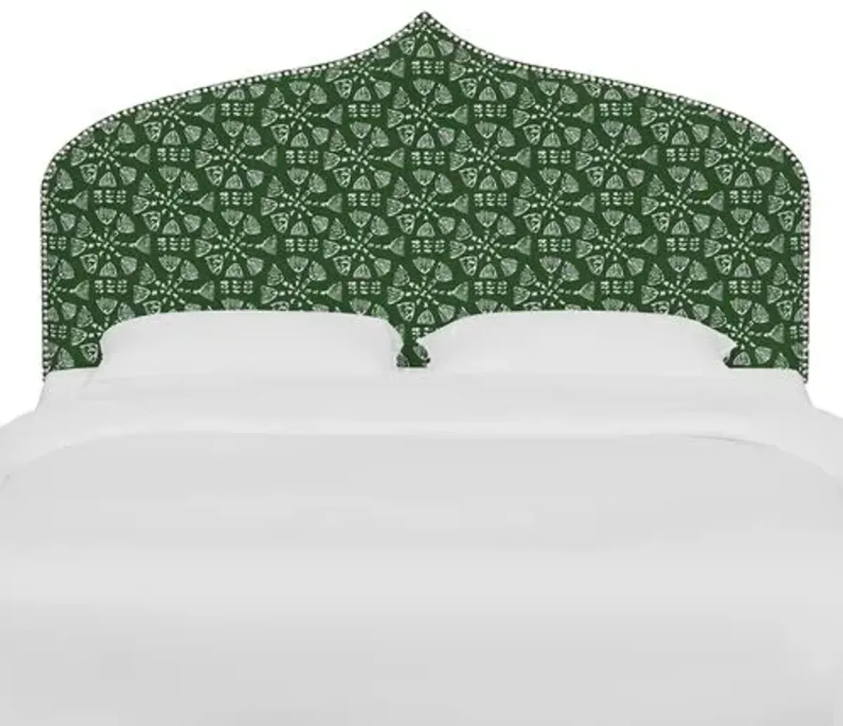 Alina Headboard - Pratham Green