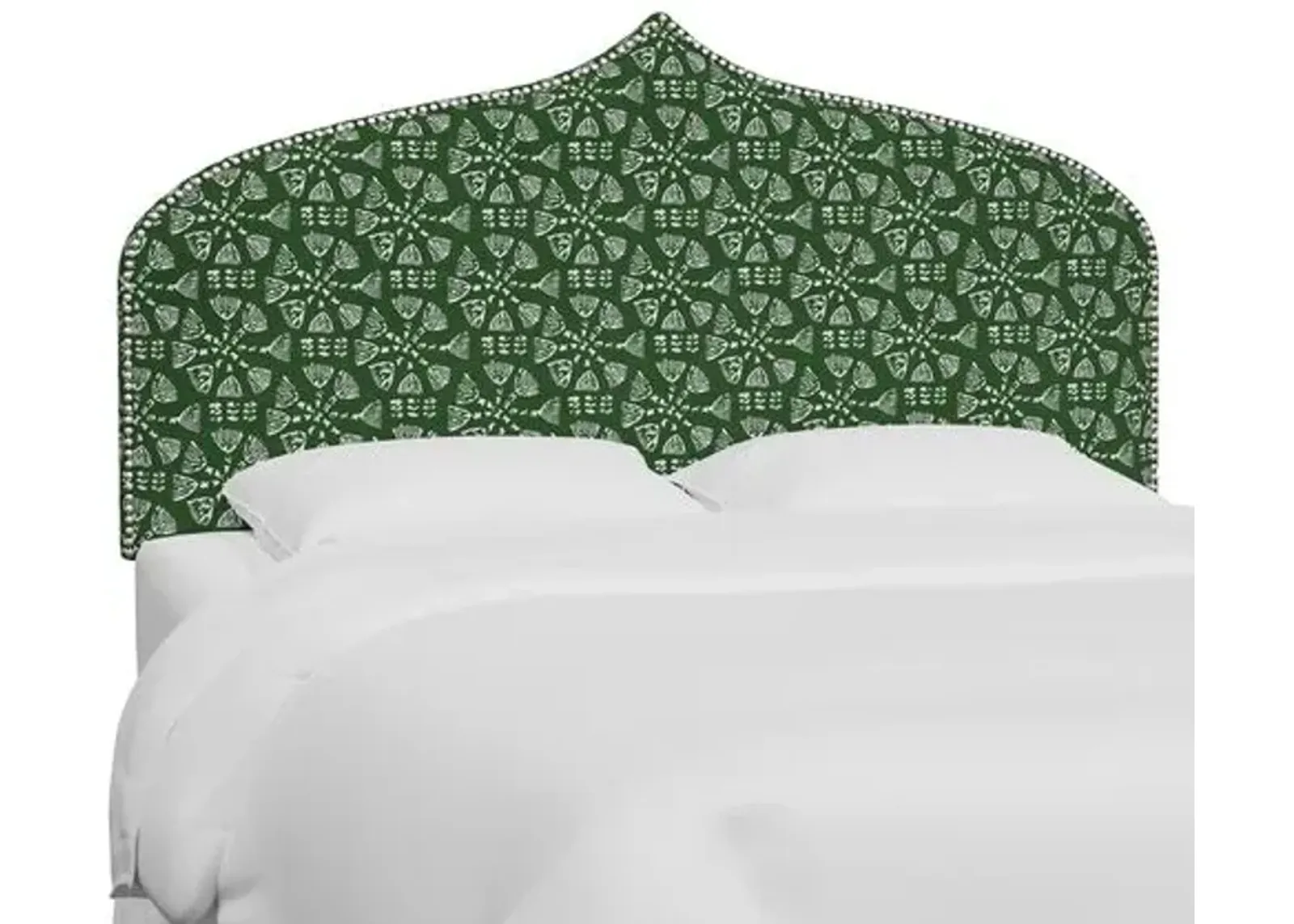 Alina Headboard - Pratham Green