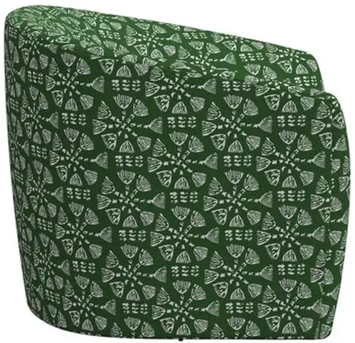 Amrit Swivel Chair - Pratham Green