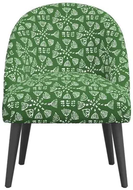 Chetna Accent Chair - Pratham Green, Comfortable, Durable