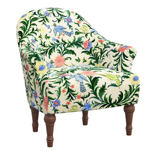 Preeti Accent Chair - Trayi Multi, Comfortable, Durable, Cushioned