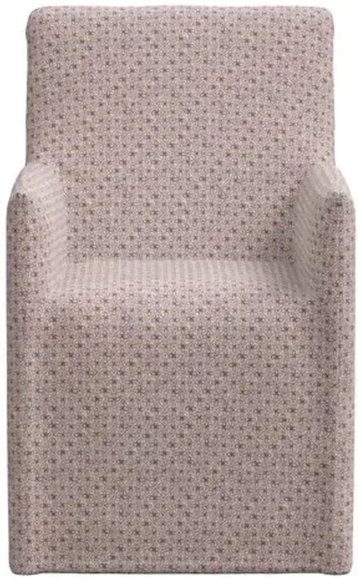 Rekha Slipcover Dining Chair - Aalap - Purple