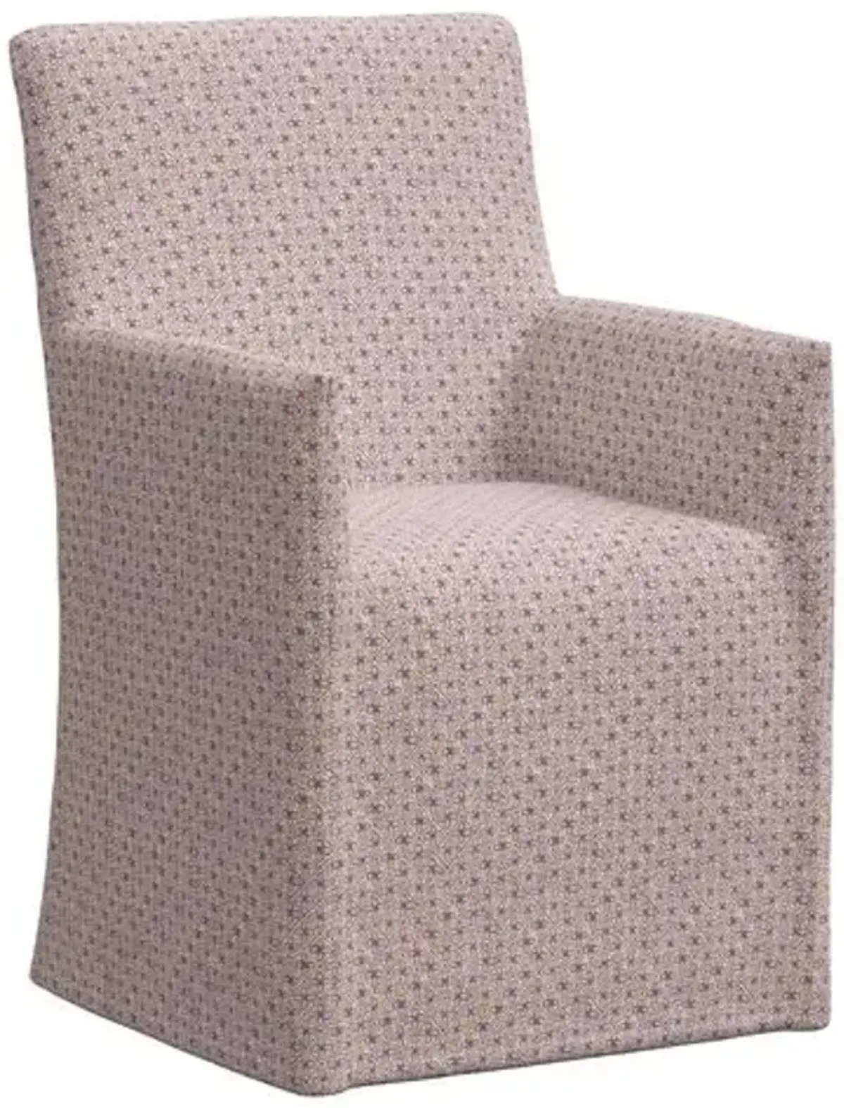 Rekha Slipcover Dining Chair - Aalap - Purple